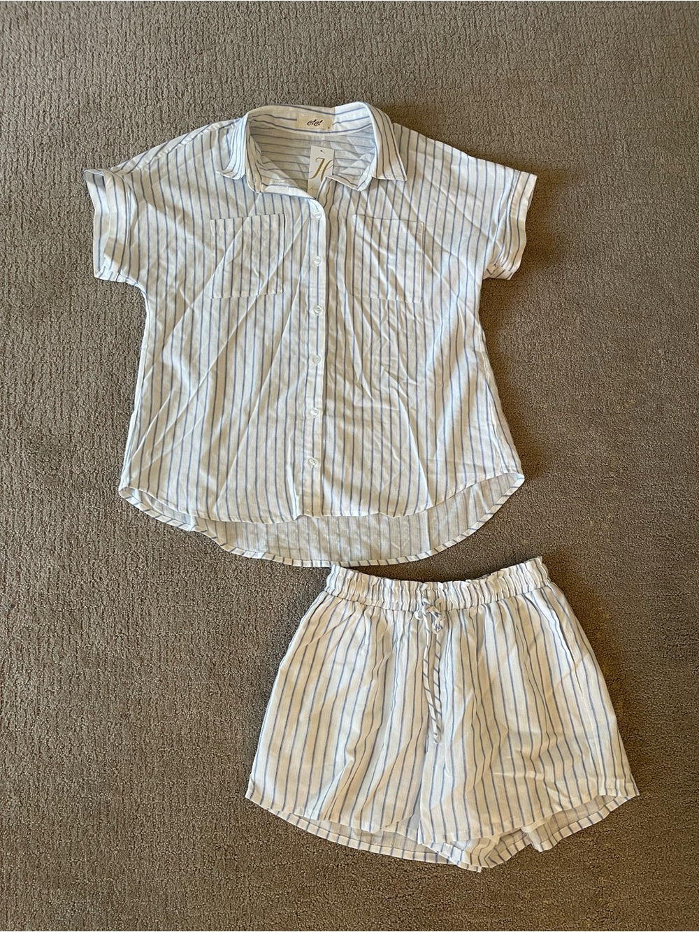 Cici Matching Short Sleeve Set